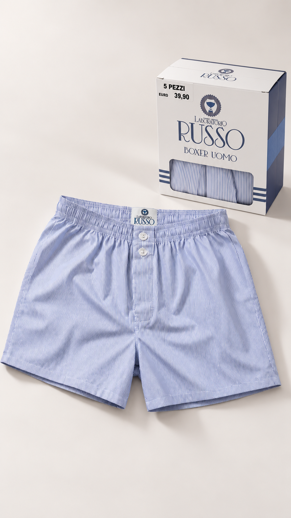 Set 5 slip boxer uomo taglia 3