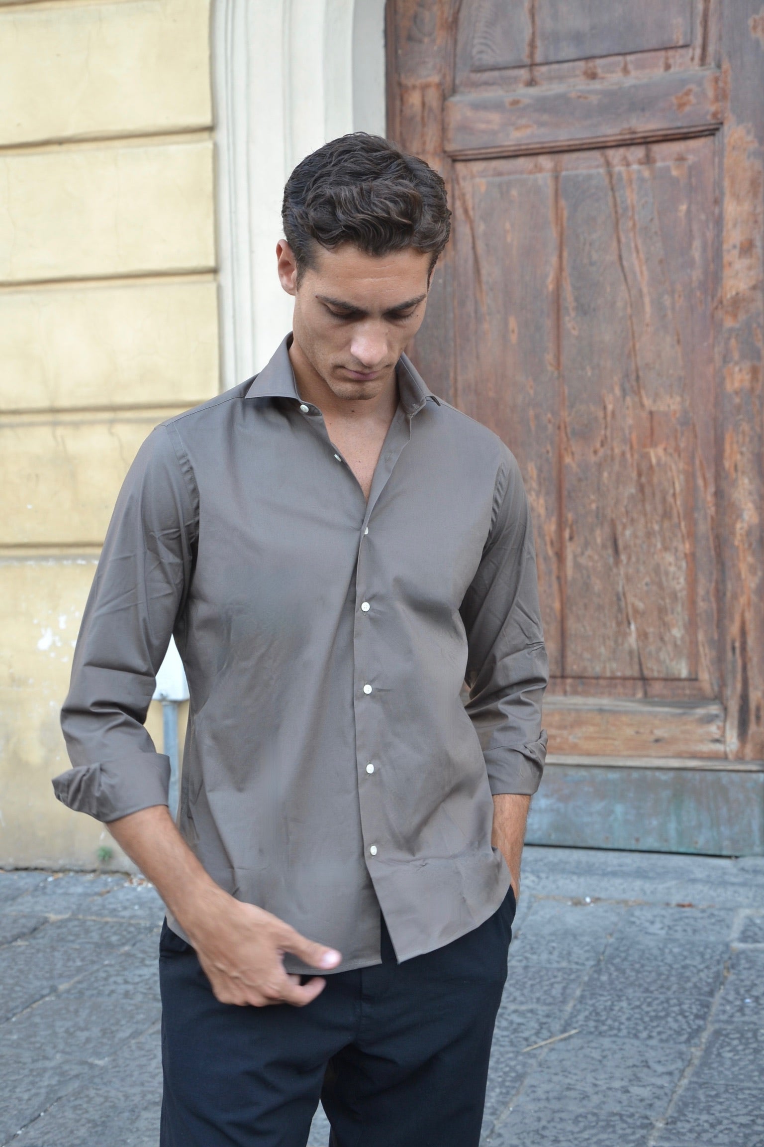 Camicia Popelin Elast 04