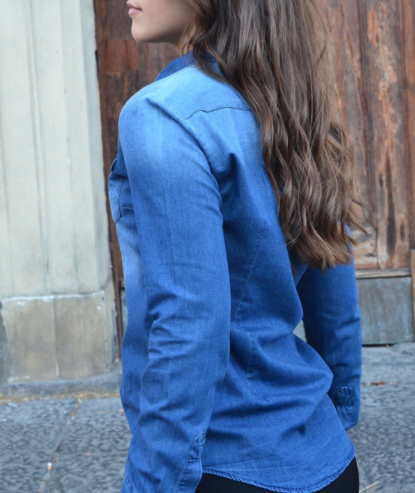 Denim Shirt - Jeans Scuro