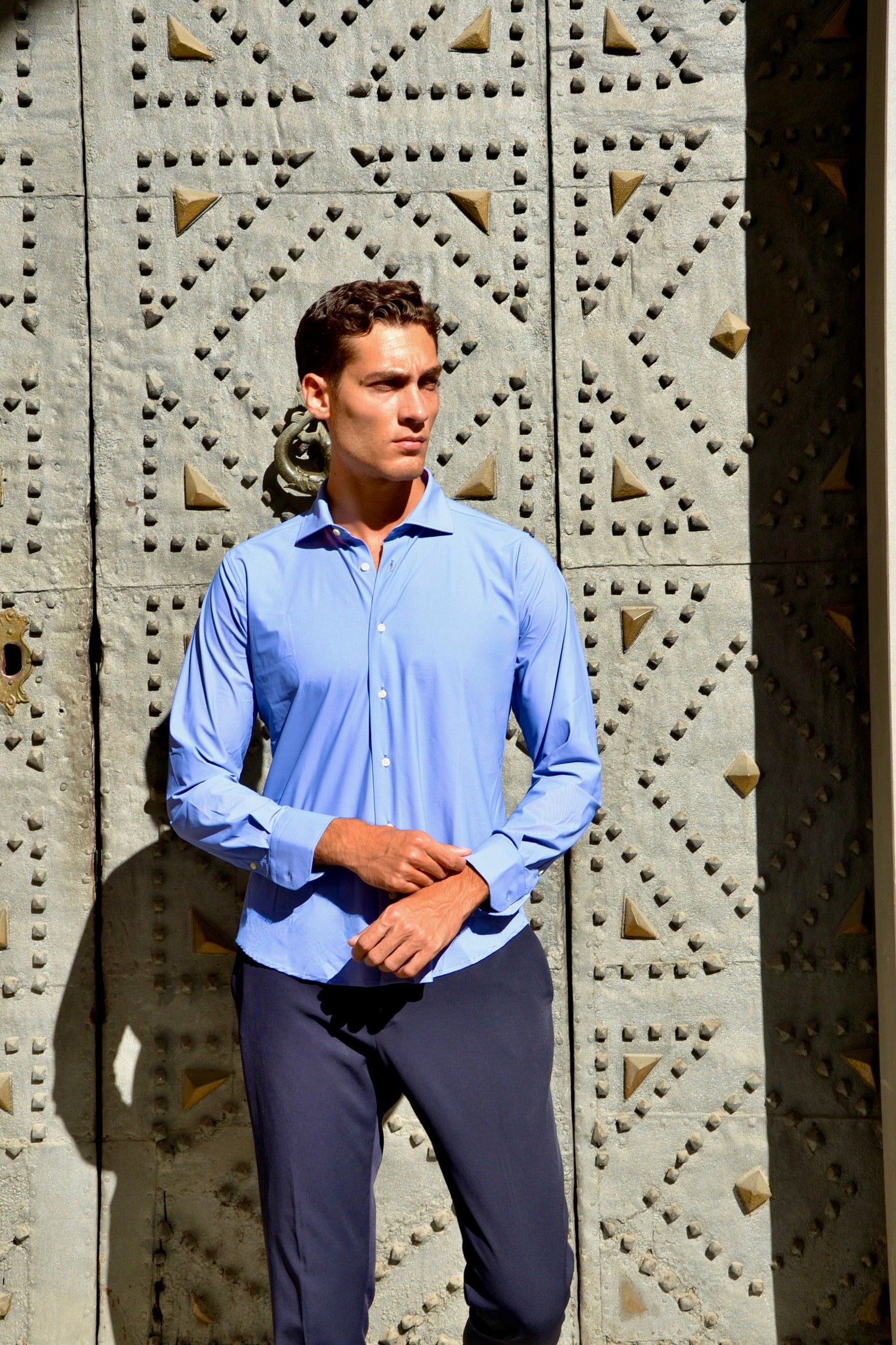 PERFORMANCE - Camicia Slim Fit No Stiro