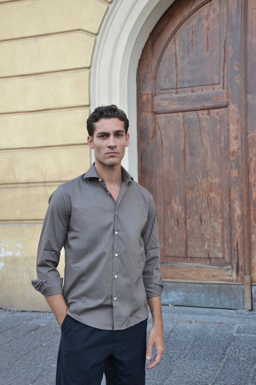 Camicia Popelin Elast 04