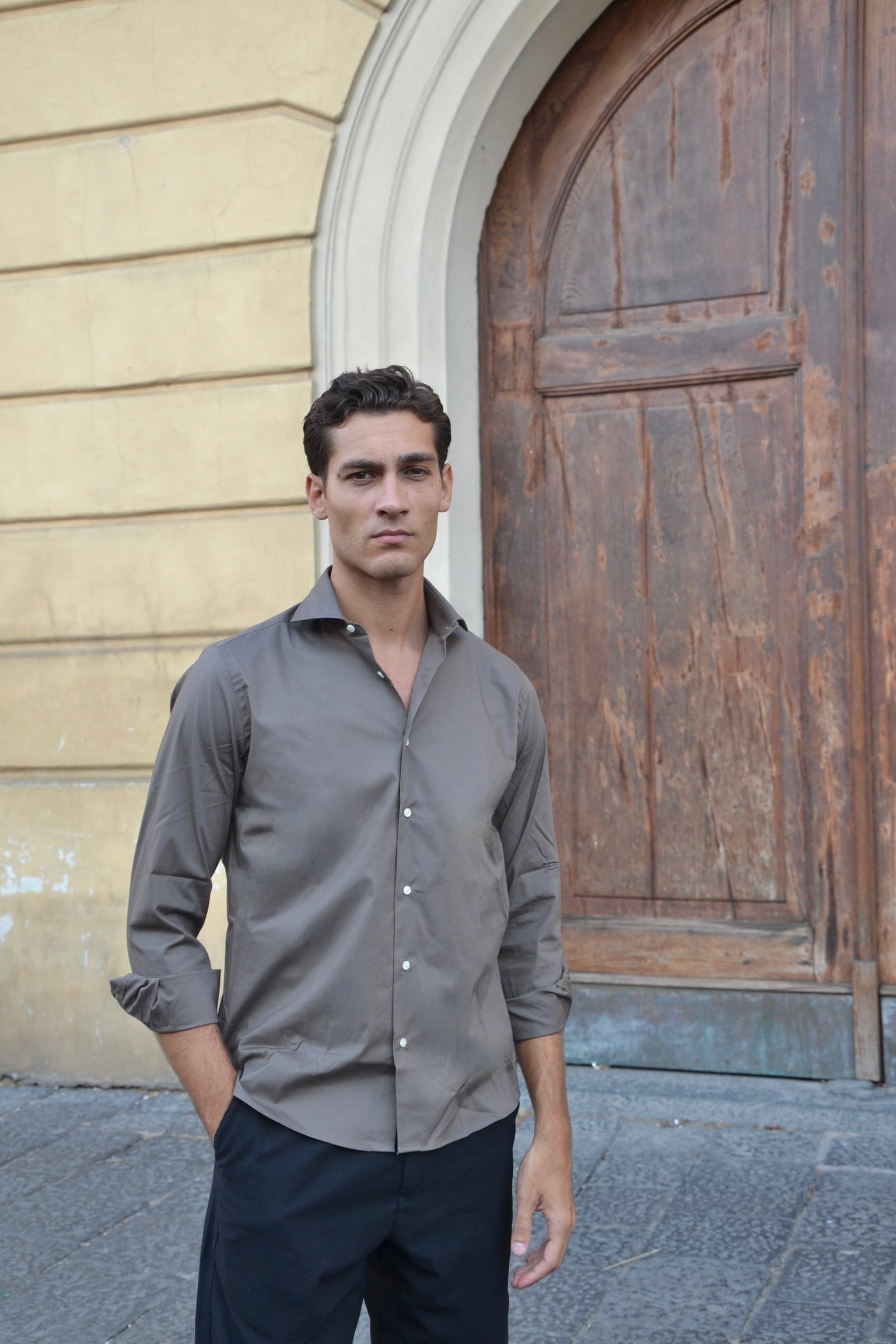 Camicia Popelin Elast 04