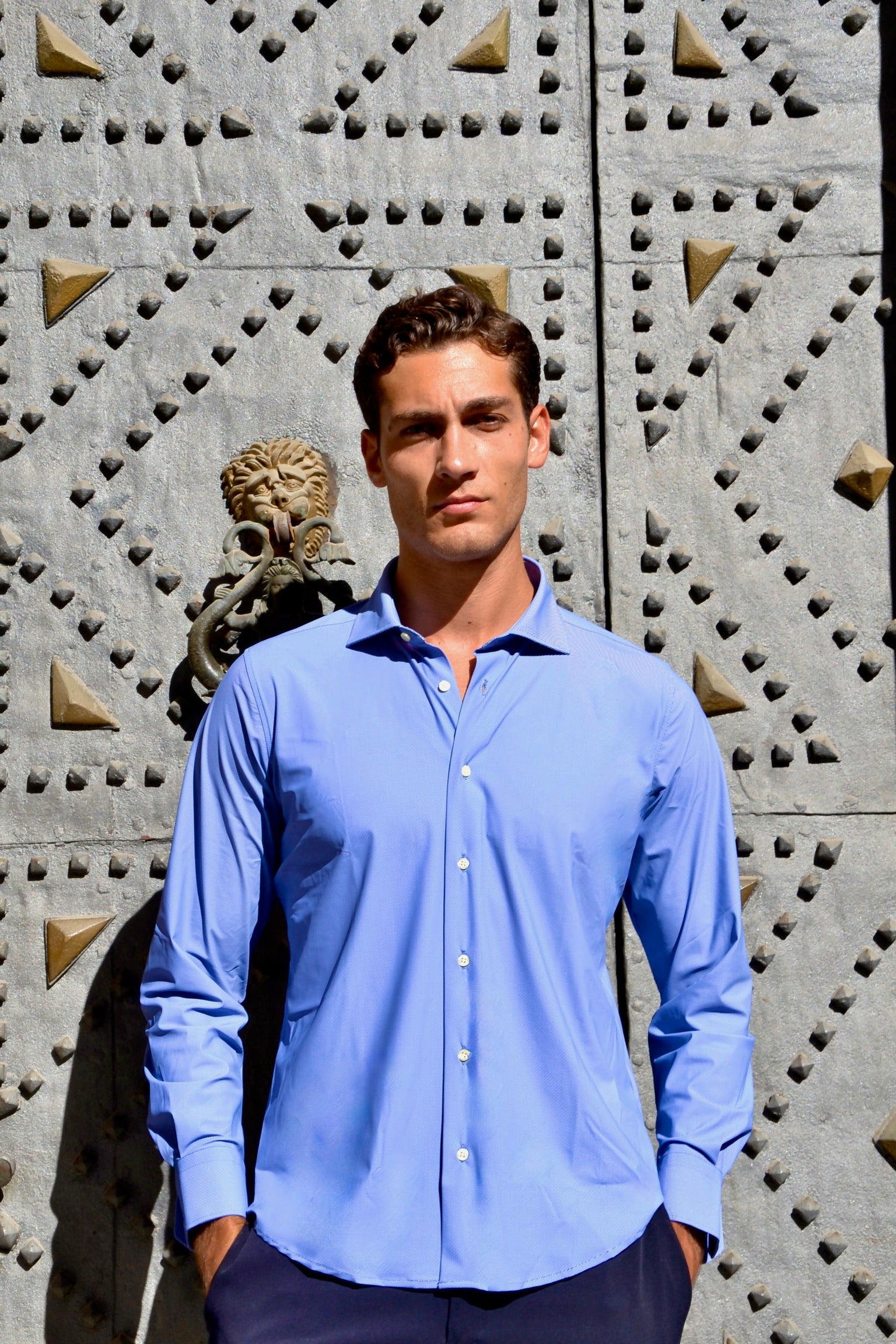 PERFORMANCE - Camicia Slim Fit No Stiro