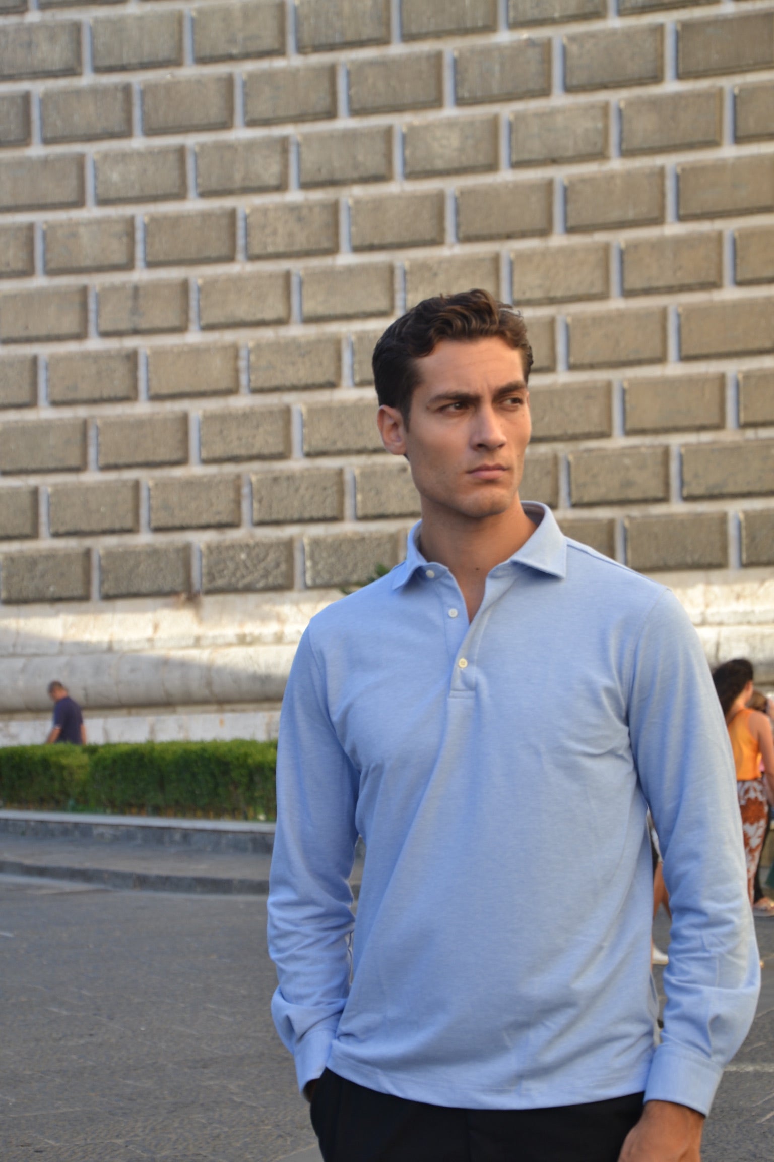 Polo Bricoola – Celeste