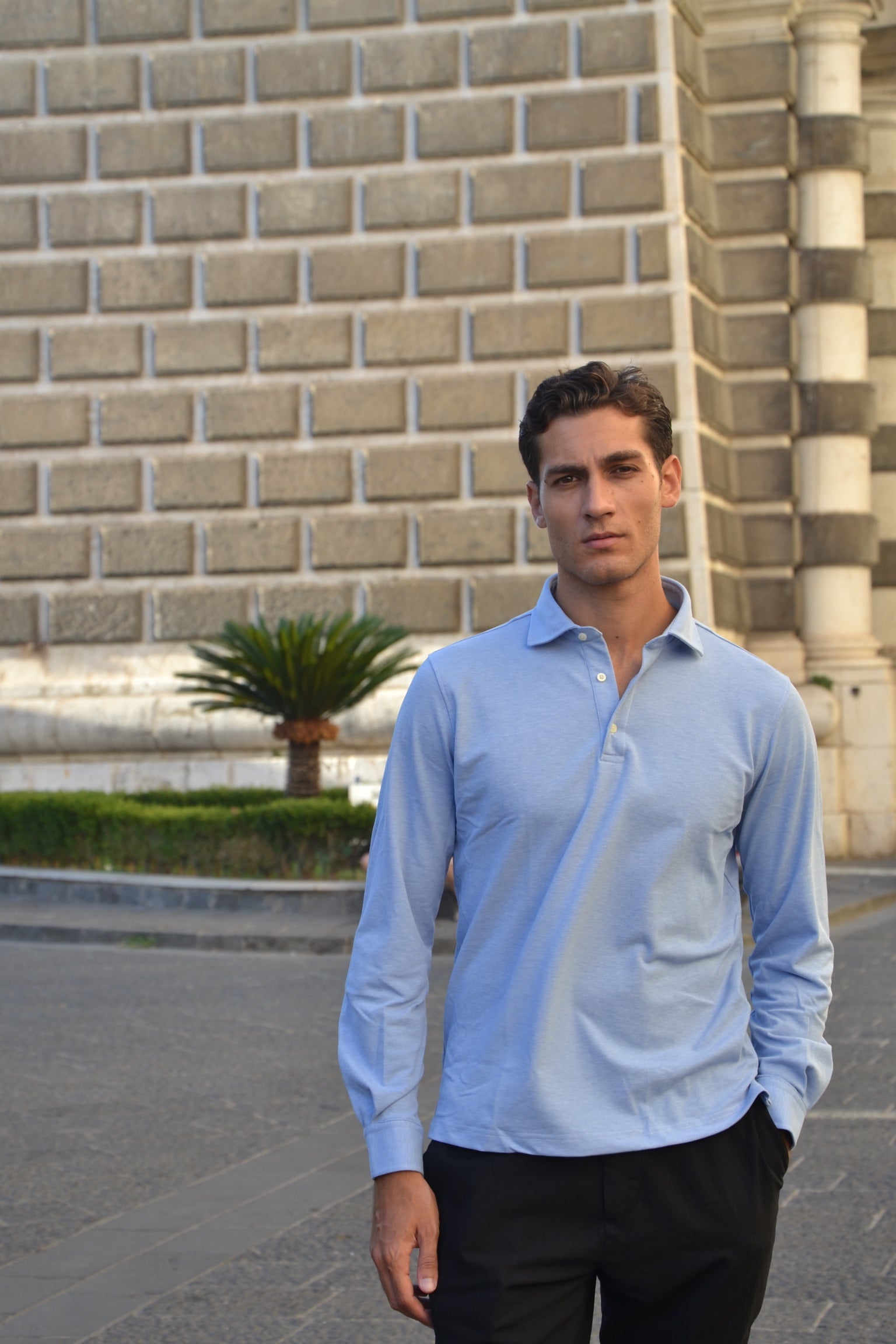 Polo Bricoola – Celeste