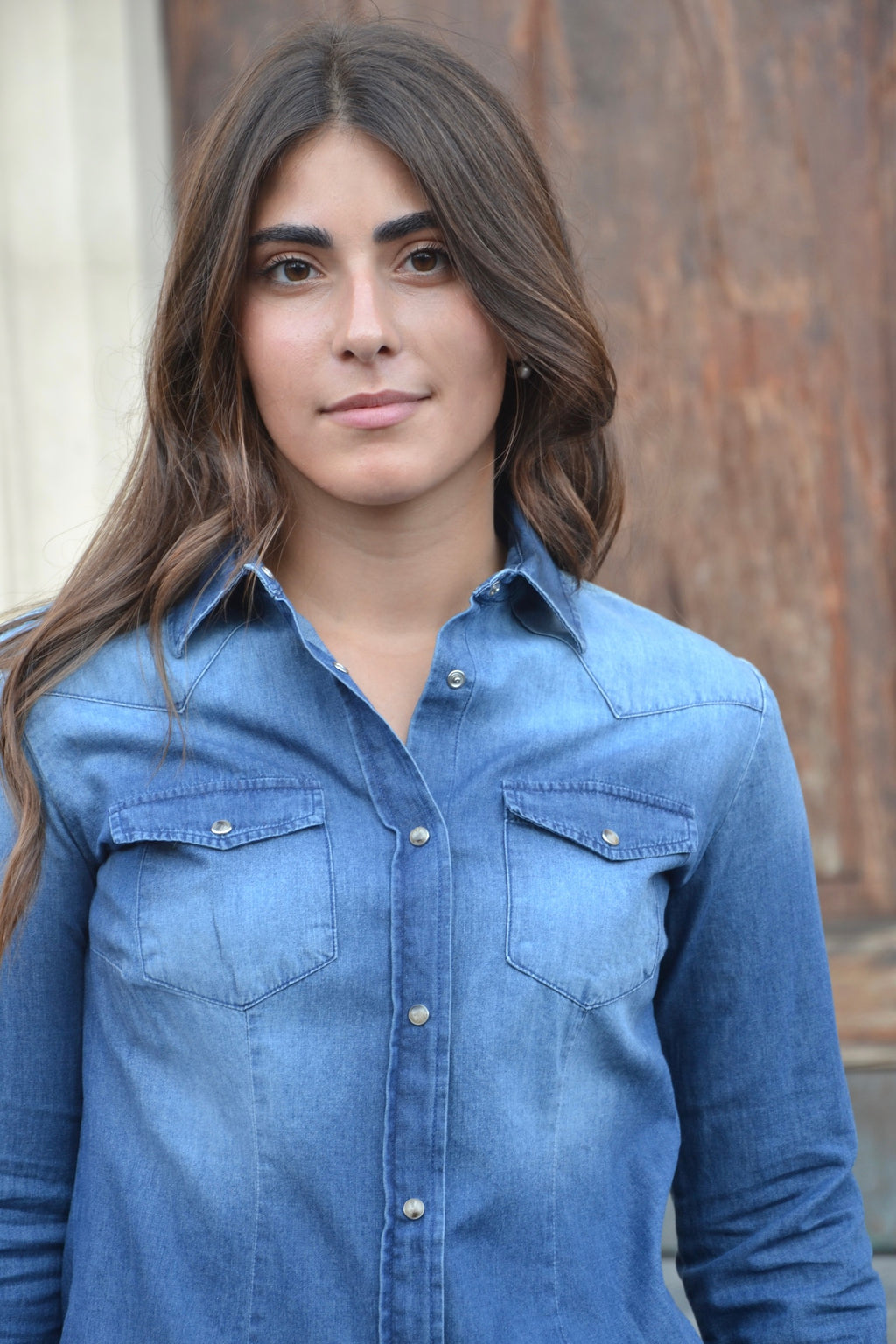 Denim Shirt - Jeans Scuro