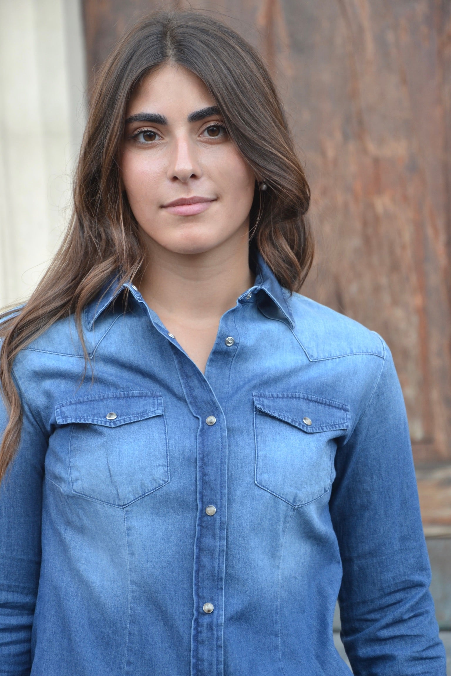 Denim Shirt - Jeans Scuro
