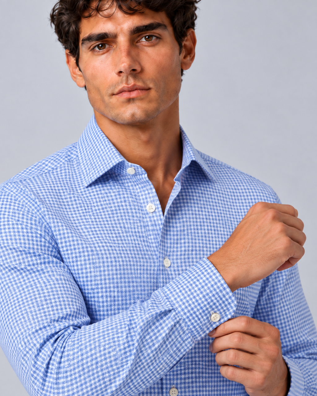 Camicia Oxford check 01