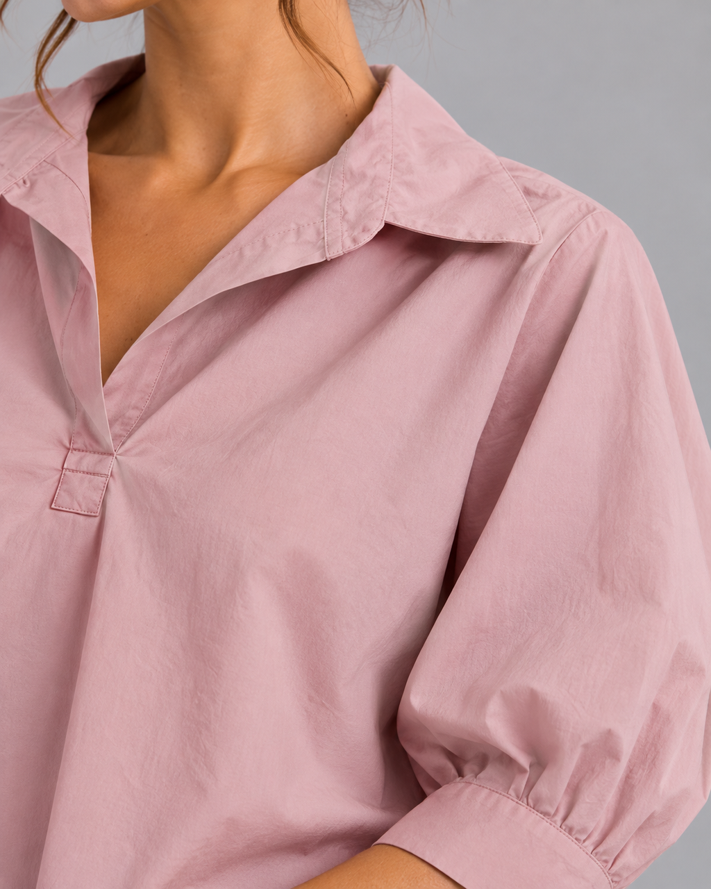 Blusa rosa cotone