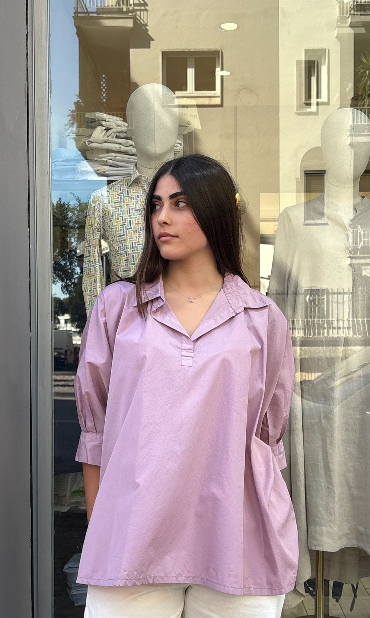 Camicia Big pxt rosa