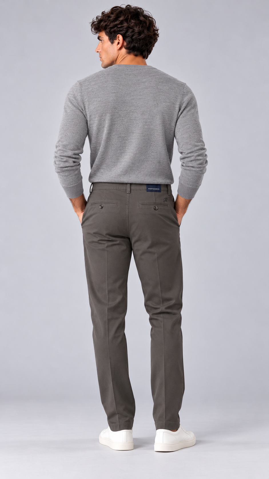 Pantalone grigio anta