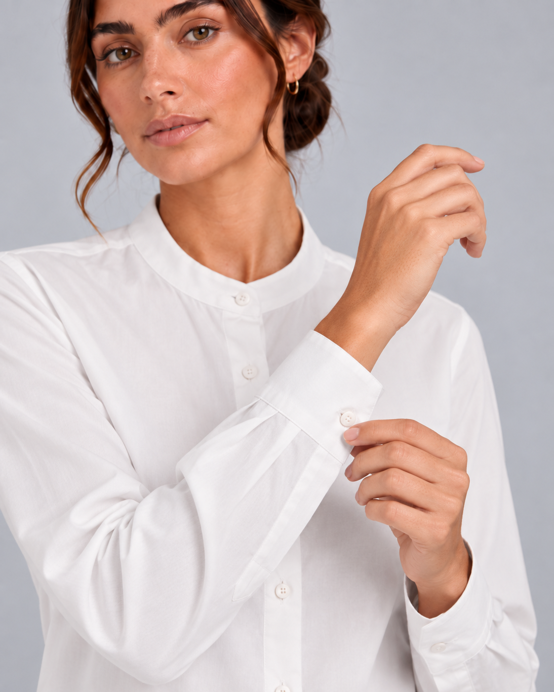 Camicia olgana cotone