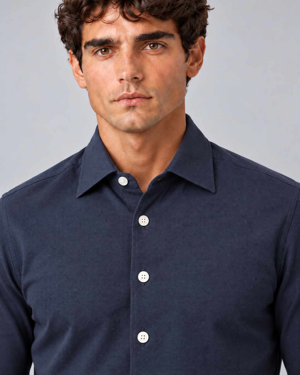 Camicia  blu navy