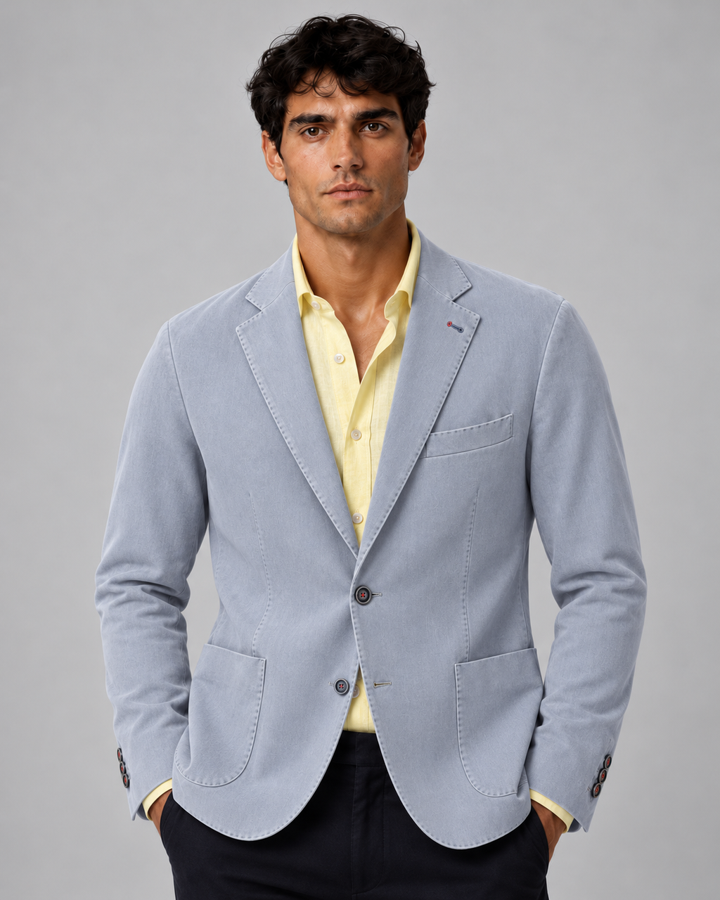 Giacca azzurro