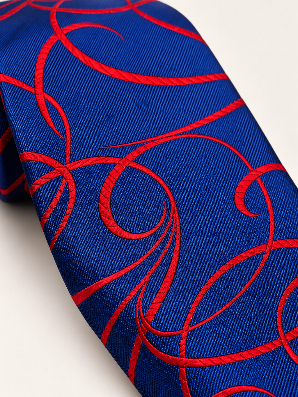 Cravatta navy/red