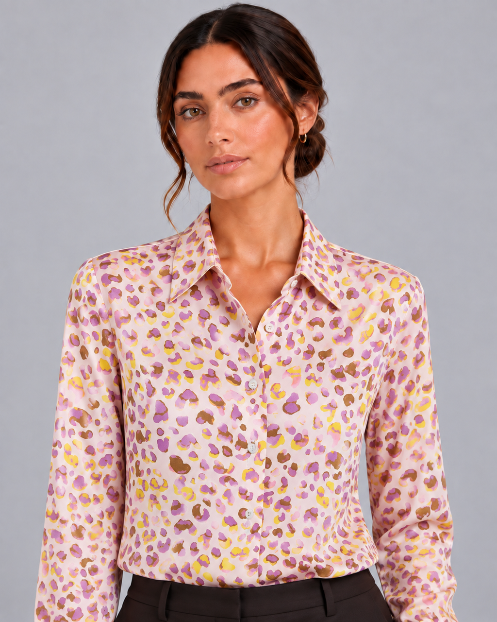 Camicia in seta Pink