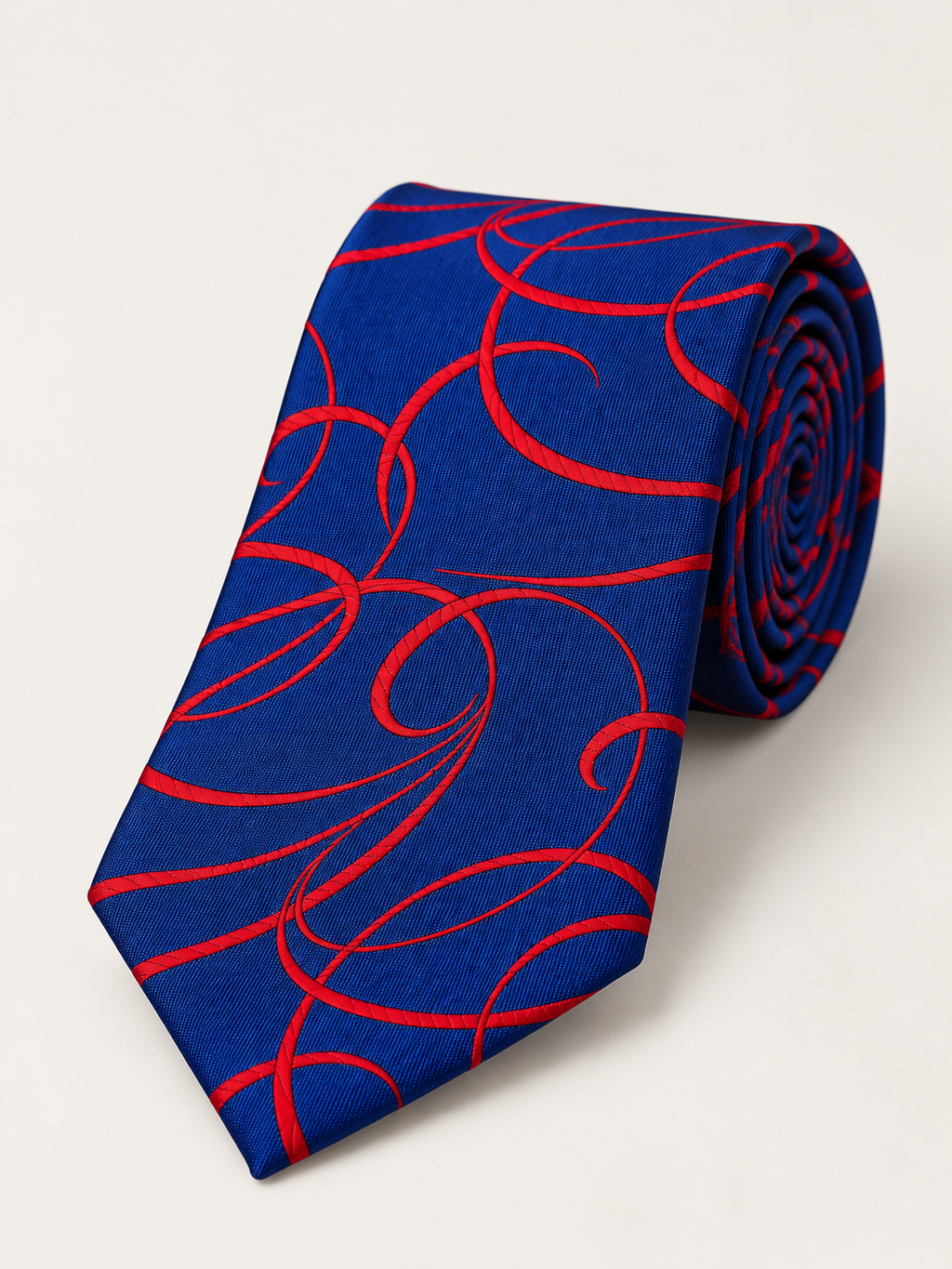 Cravatta navy/red