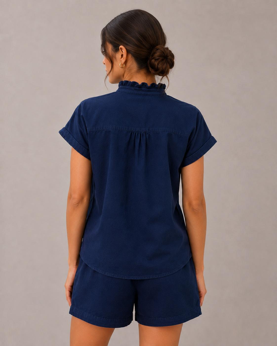 Camicia maffy indaco