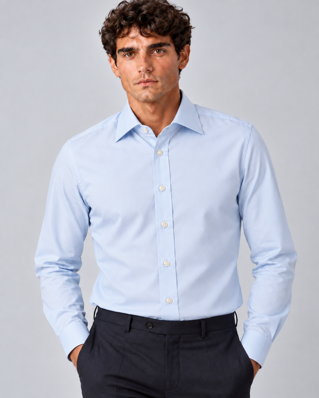 Camicia Mike 38 azzurro