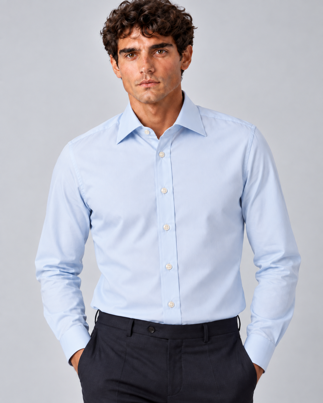 Camicia Mike 38 azzurro
