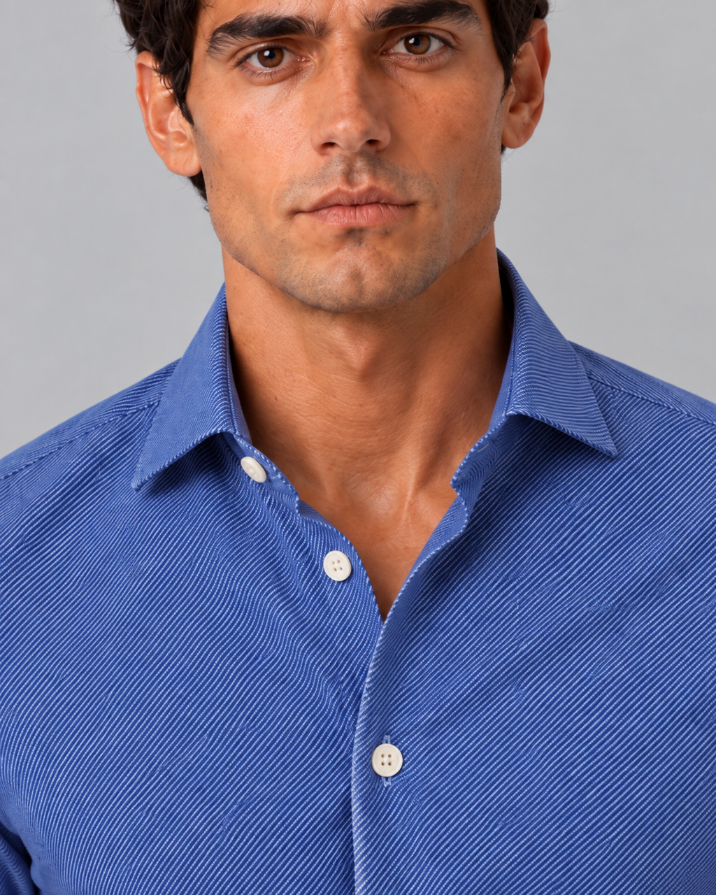 Camicia righe sottili non stiro slim
