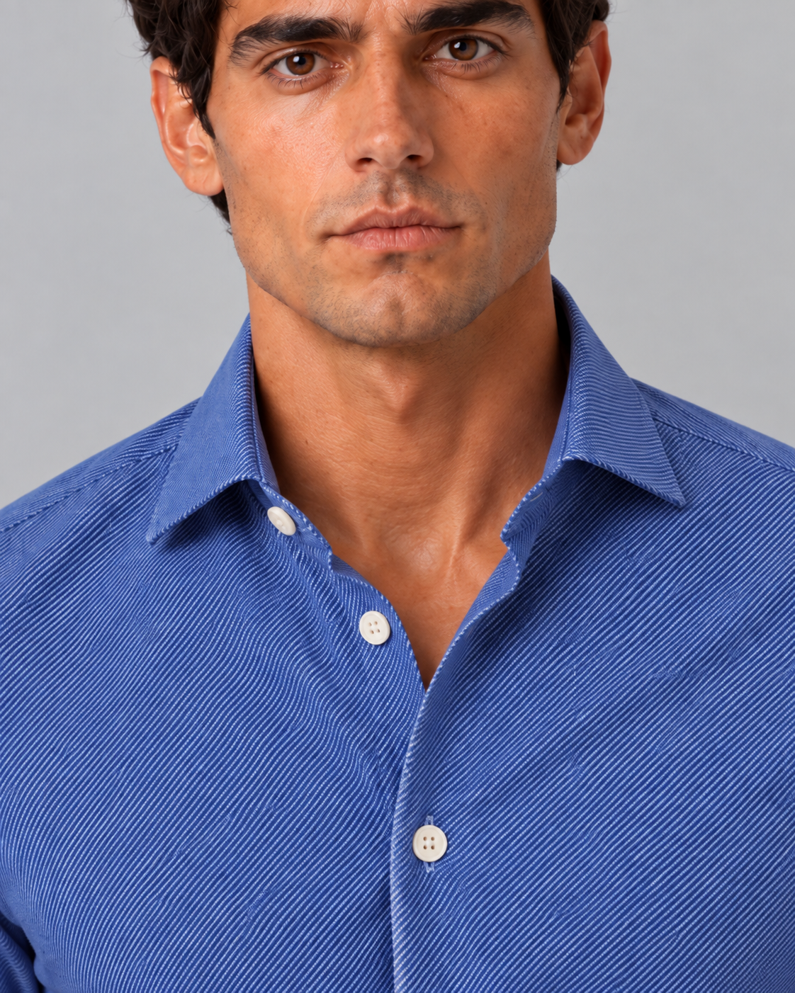 Camicia righe sottili non stiro slim