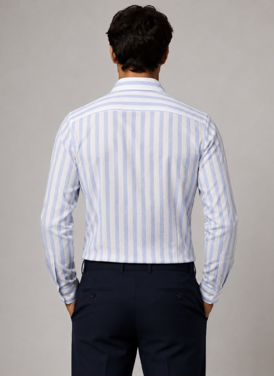 Camicia Lino azzurra 69/01