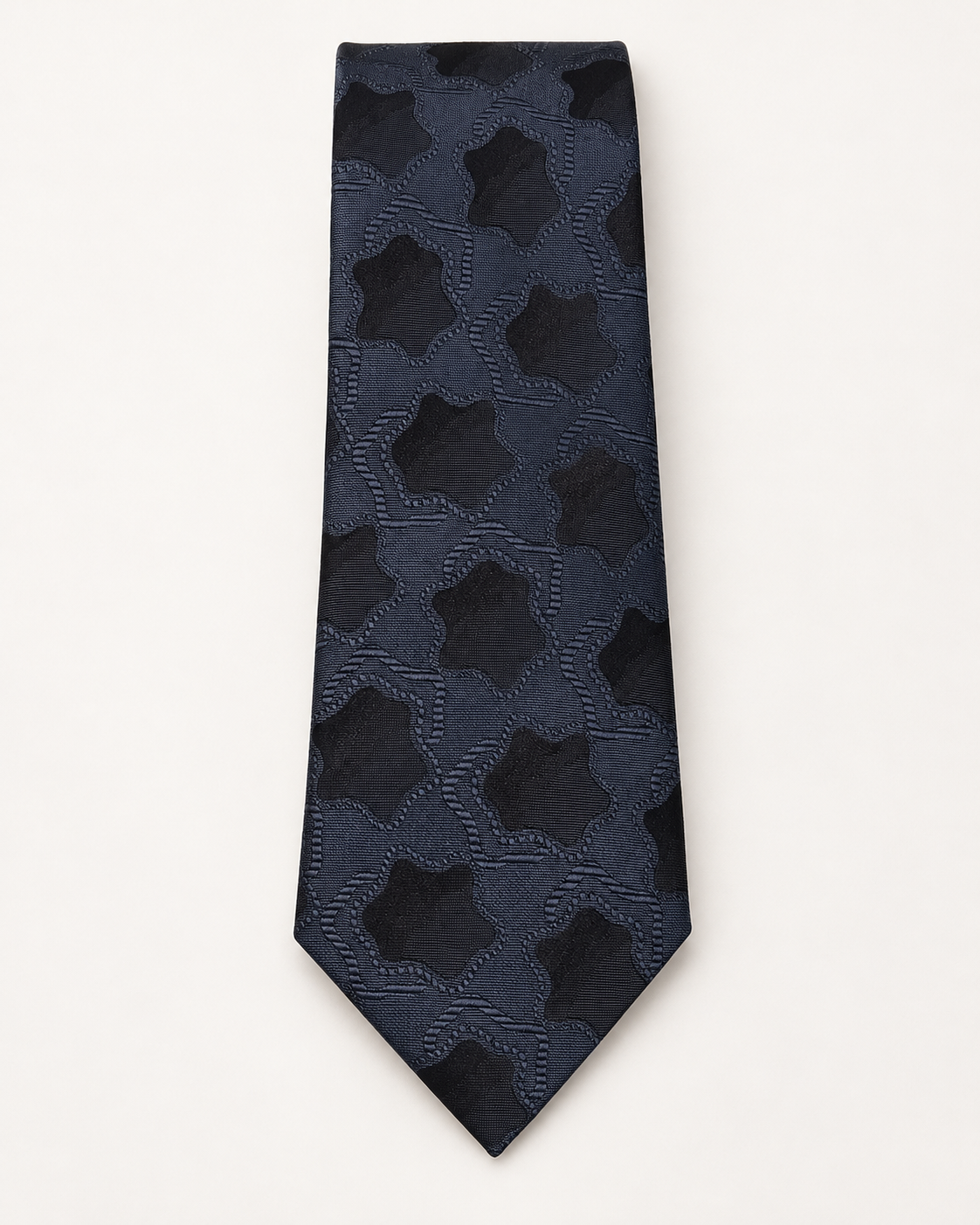 Cravatta grigio nero