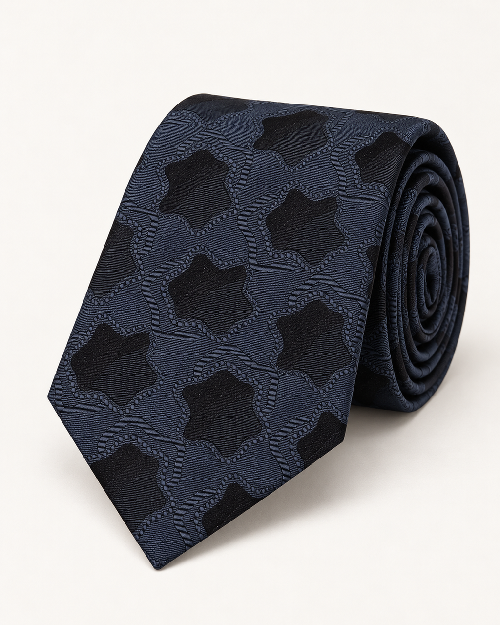 Cravatta grigio nero