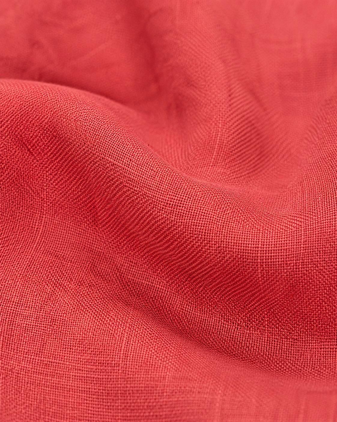 Camicia Lino corallo