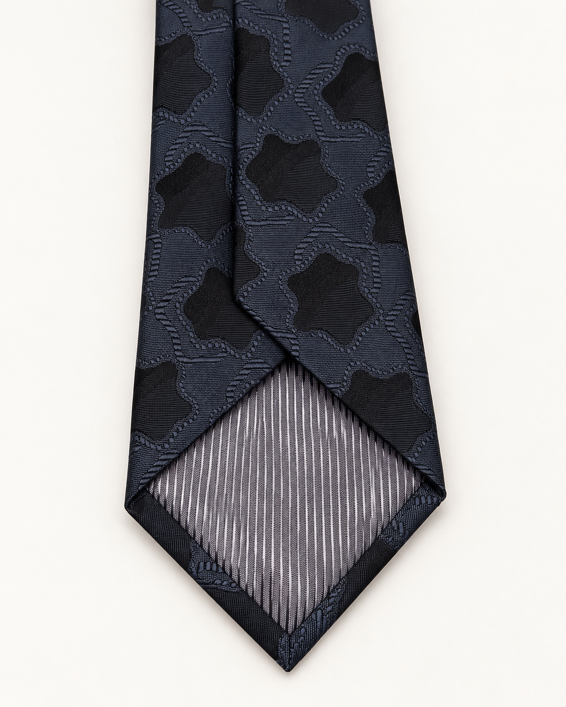 Cravatta grigio nero