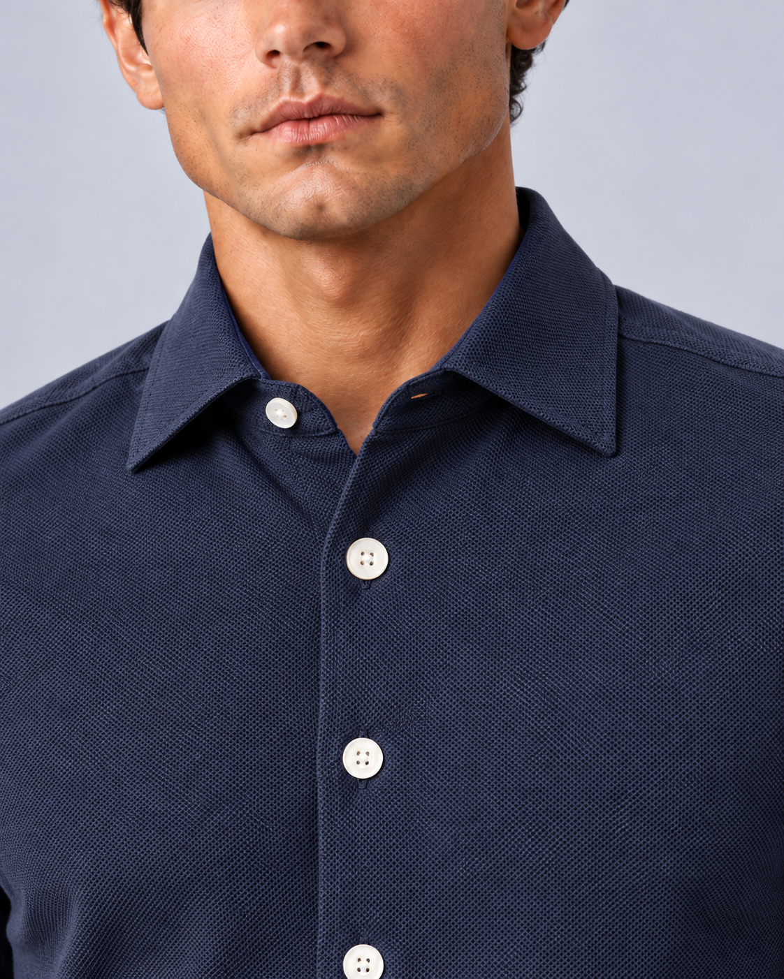 Camicia  blu navy