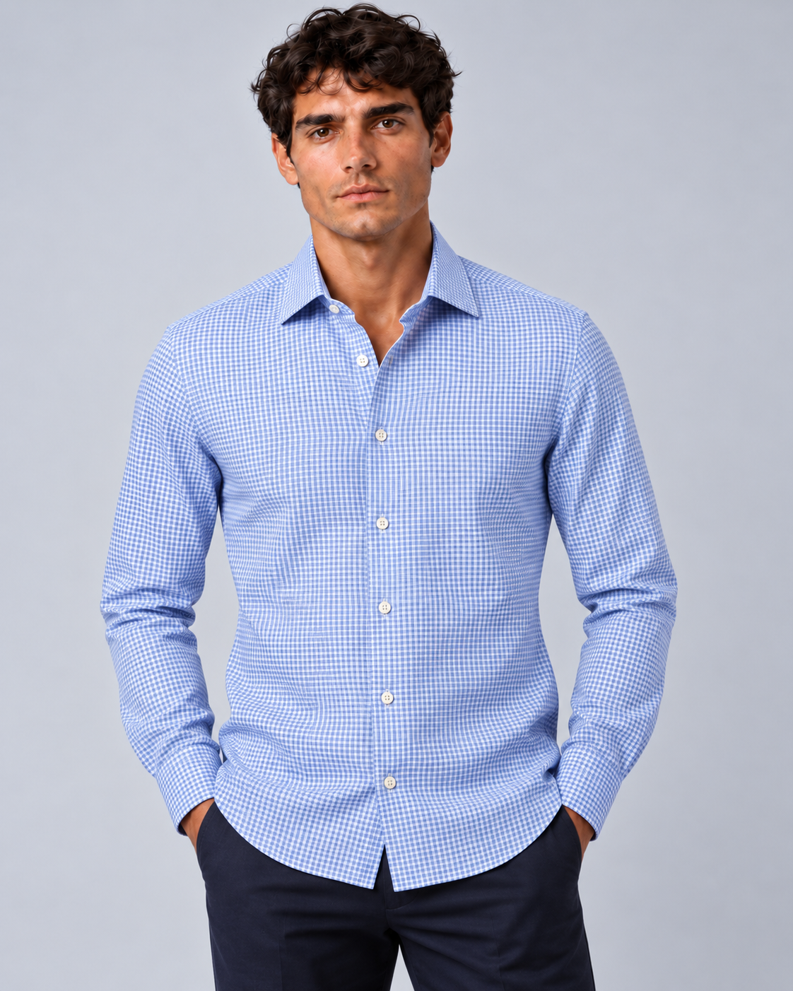Camicia Oxford check 01