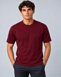 T-shirt  in Filo di Scozia bordeaux