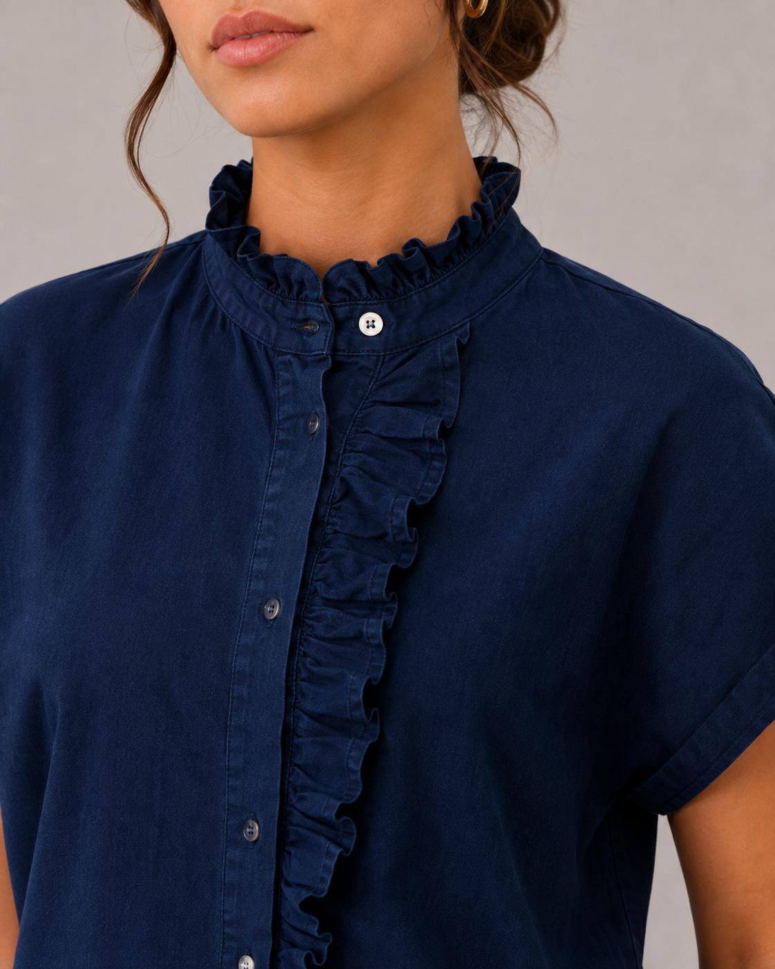 Camicia maffy indaco