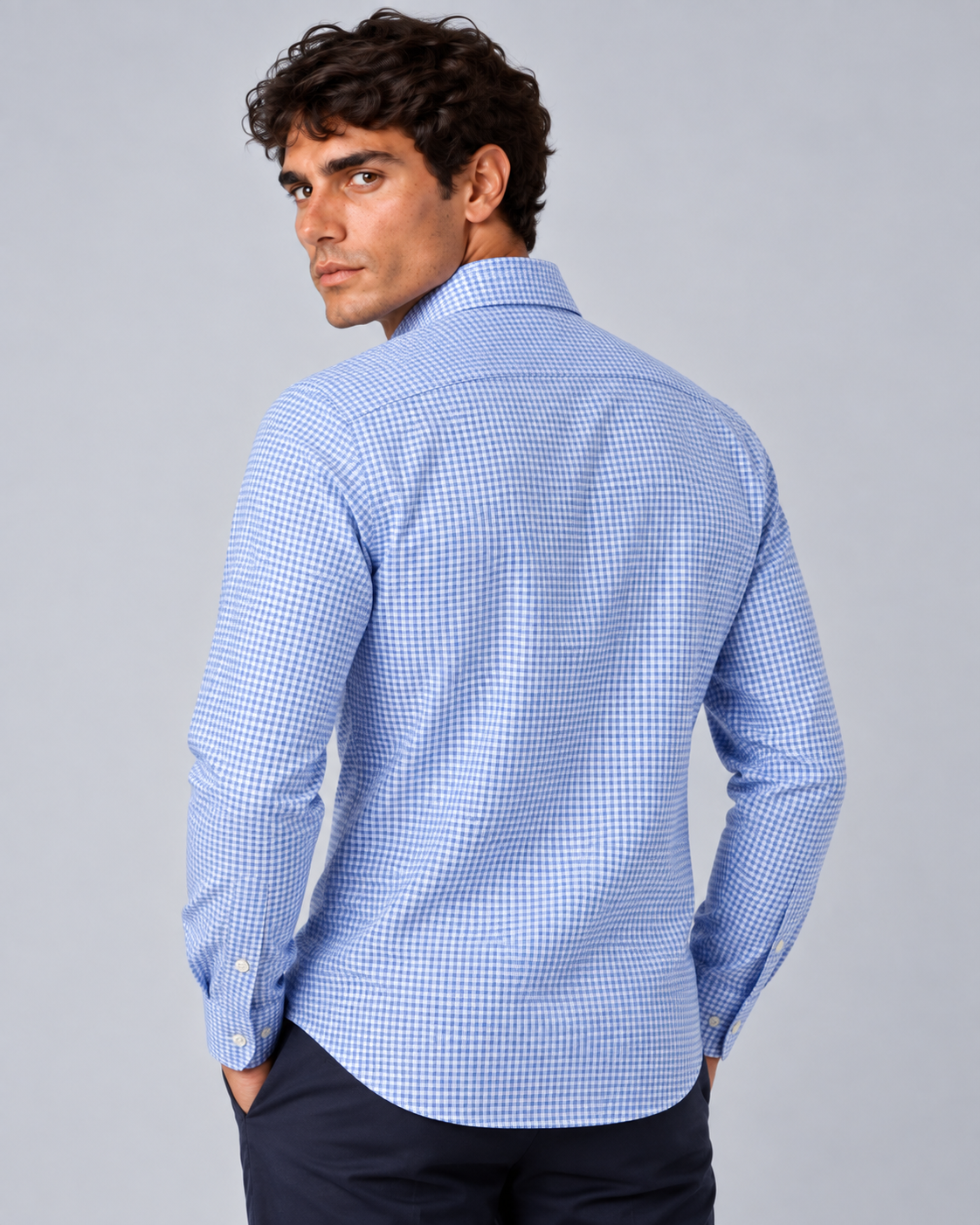 Camicia Oxford check 01