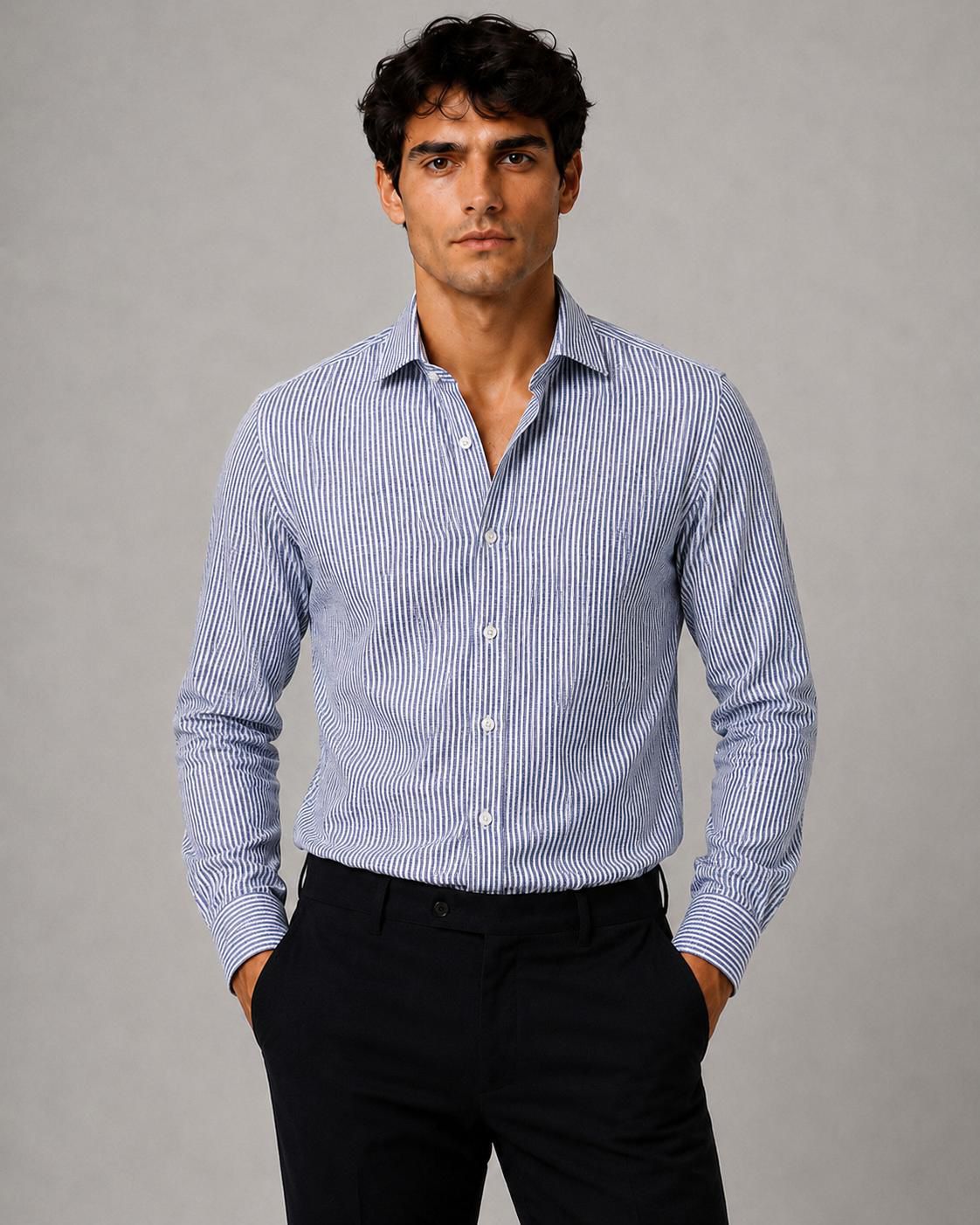 Camicia Brami lino 16