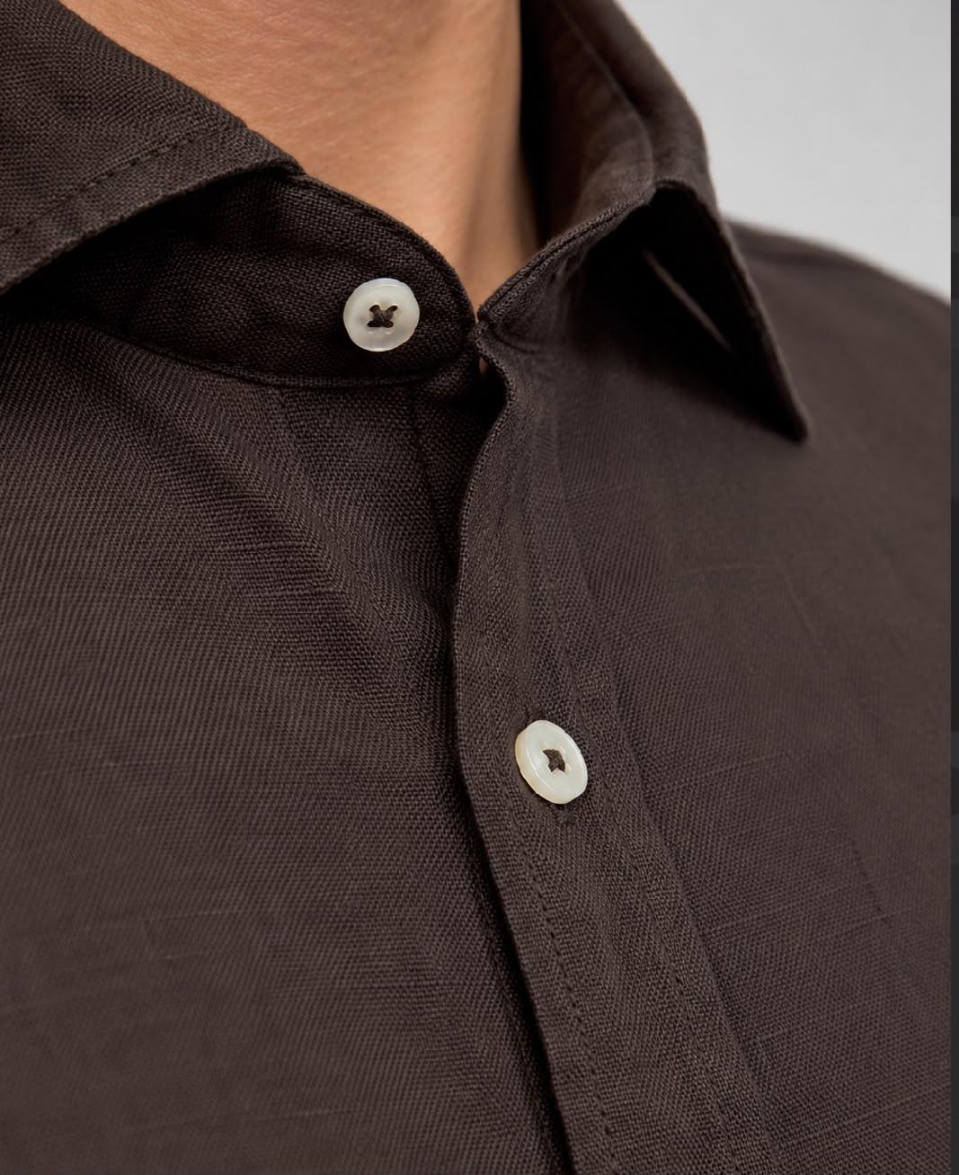 Camicia Lino moro