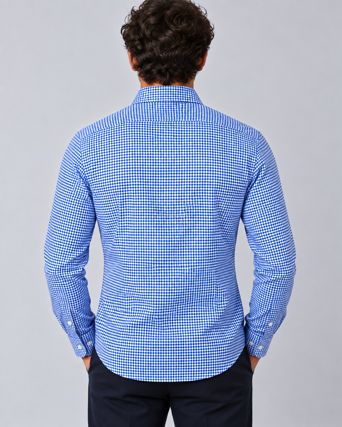 Camicia Michel point azzurro