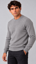 Maglia in lana merino grigio
