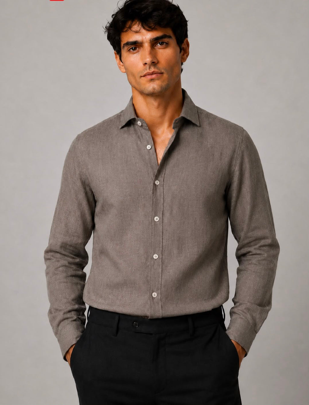 Camicia Lino corda
