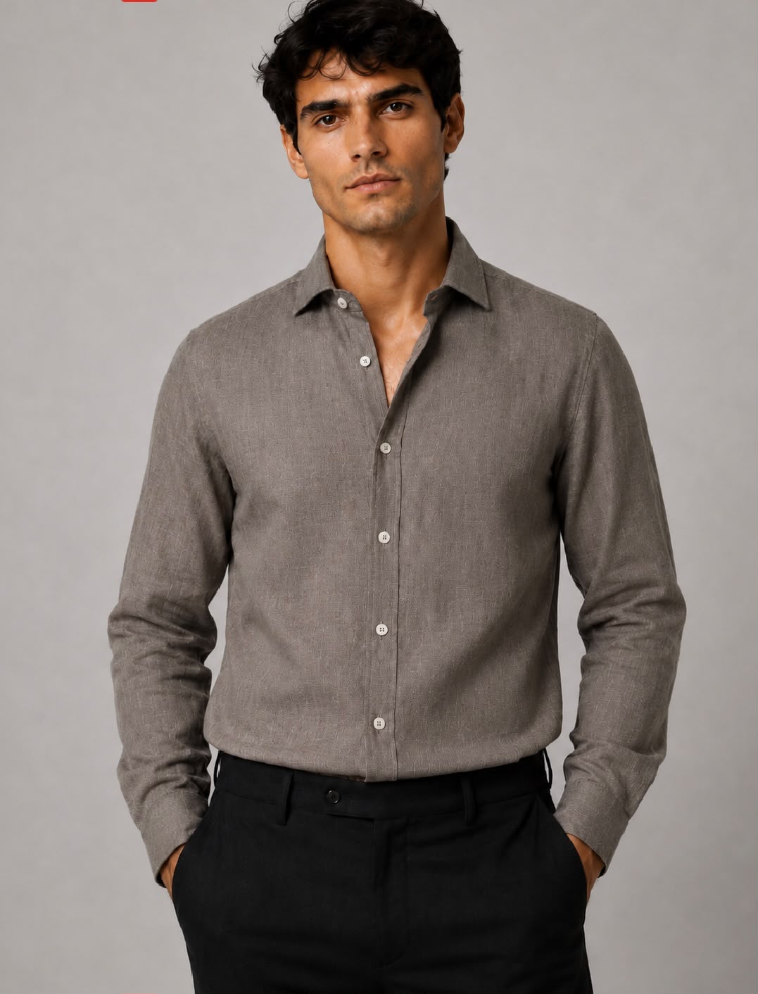 Camicia Lino corda