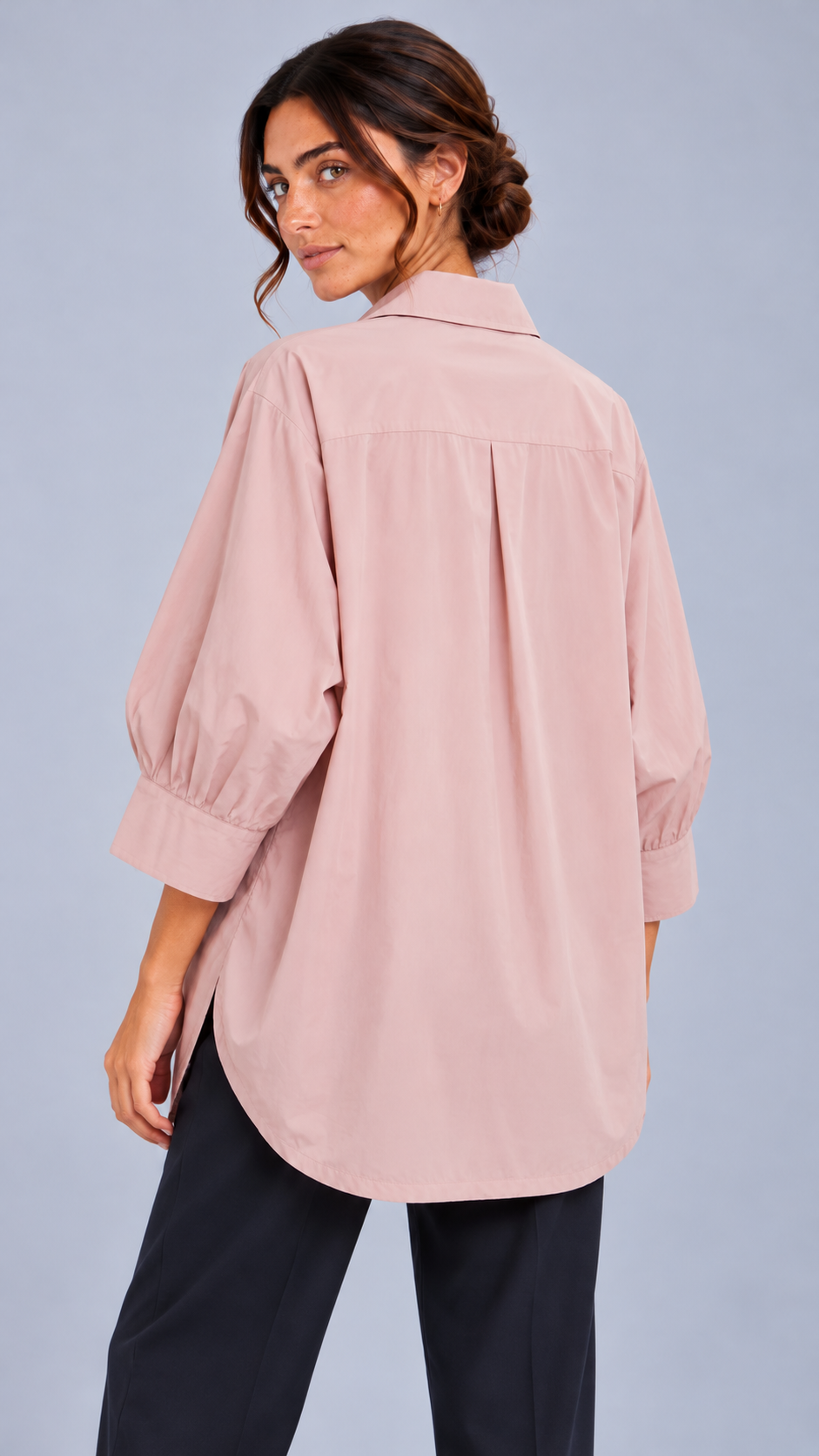 Blusa rosa antico
