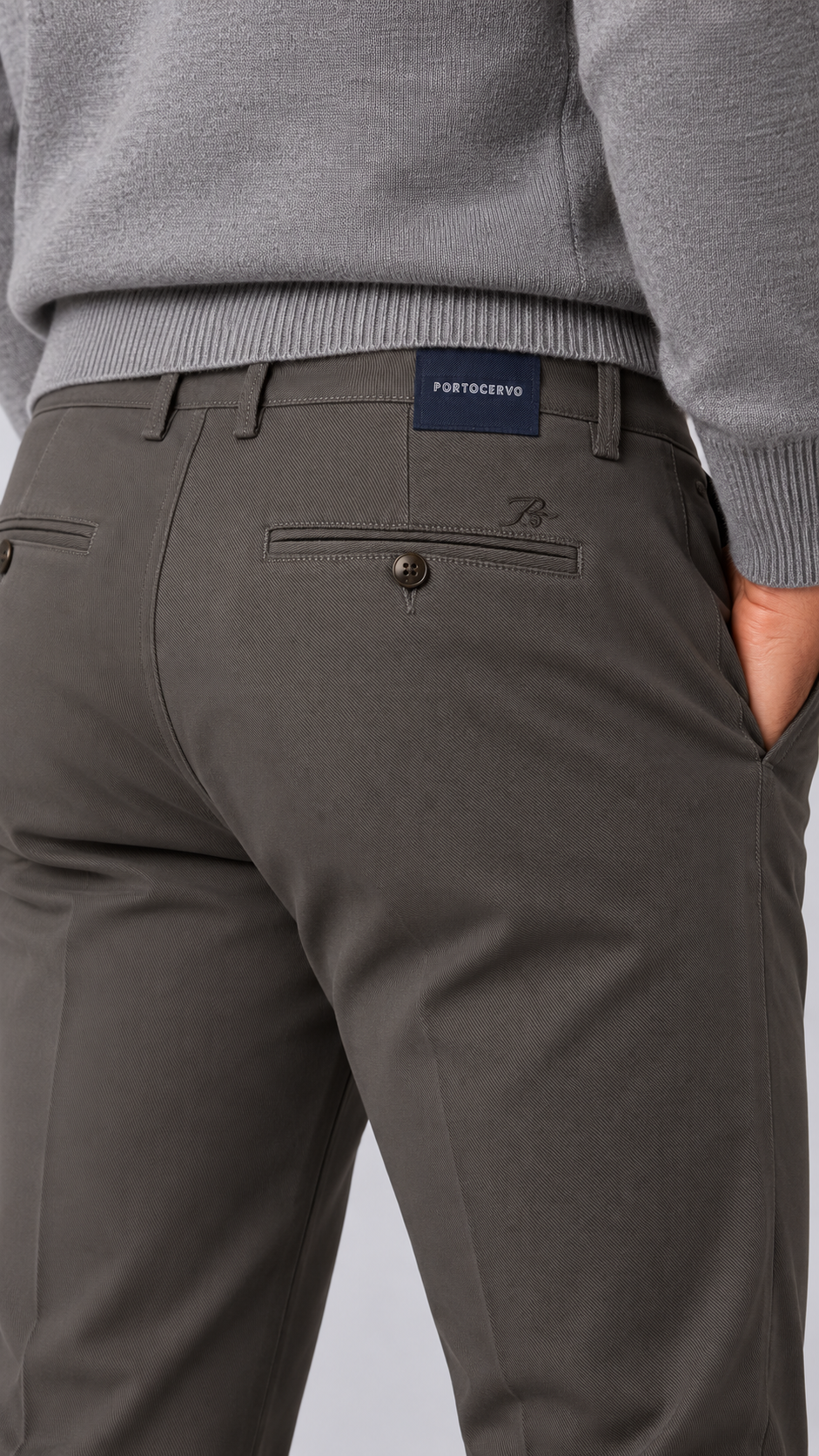 Pantalone grigio anta