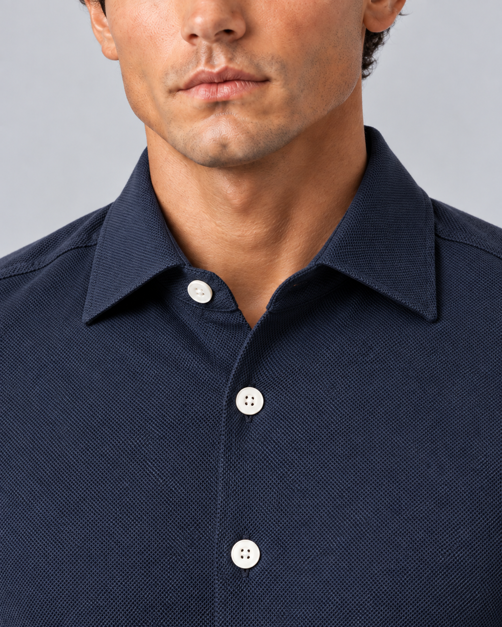 Camicia  blu navy