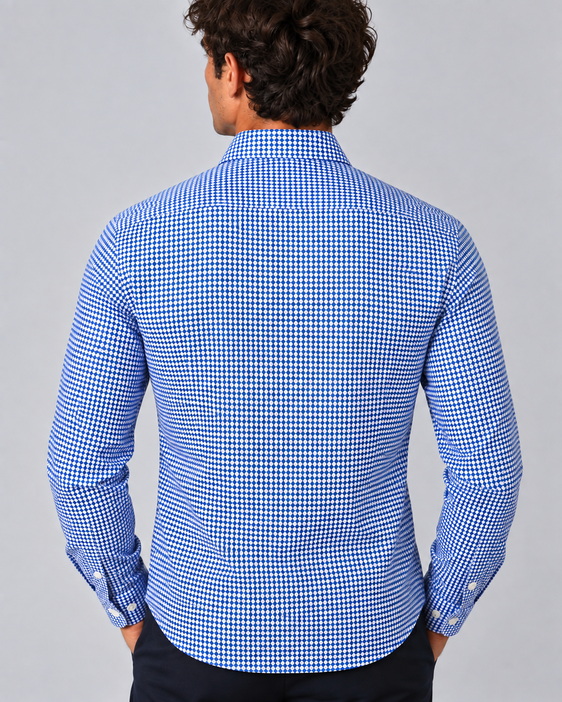 Camicia Michel point azzurro