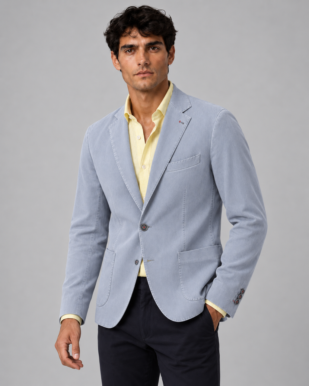 Giacca azzurro