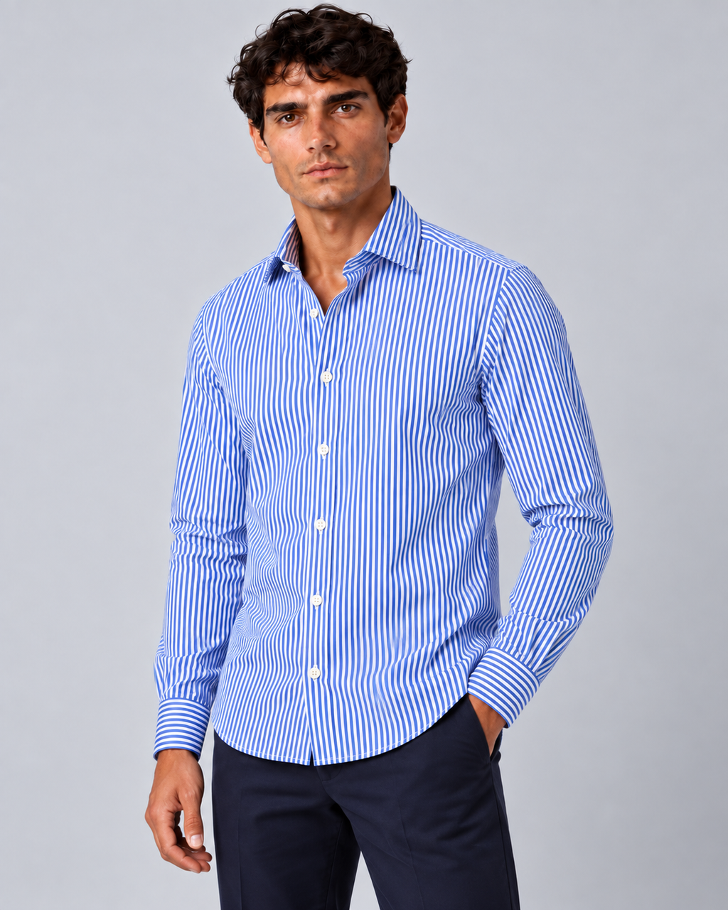 Camicia Michel bachet azzurro