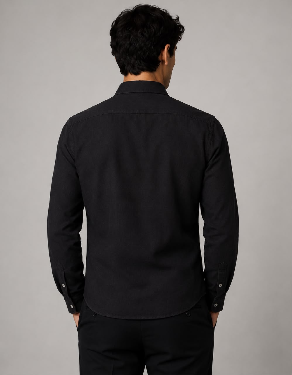 Camicia Lino nero