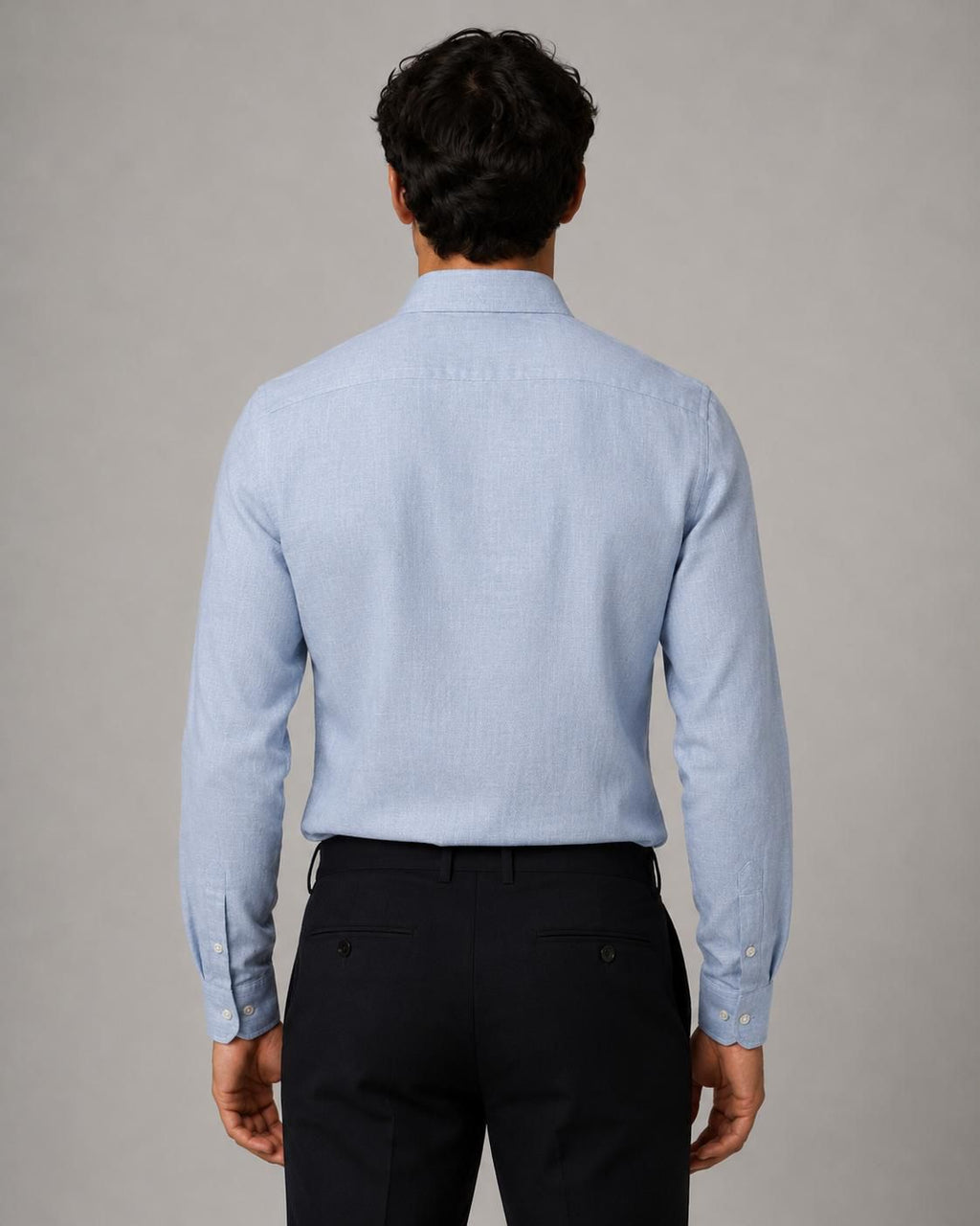 Camicia Lino azzurra